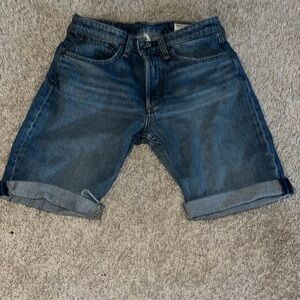 Rag & Bone mid rise jean shorts
